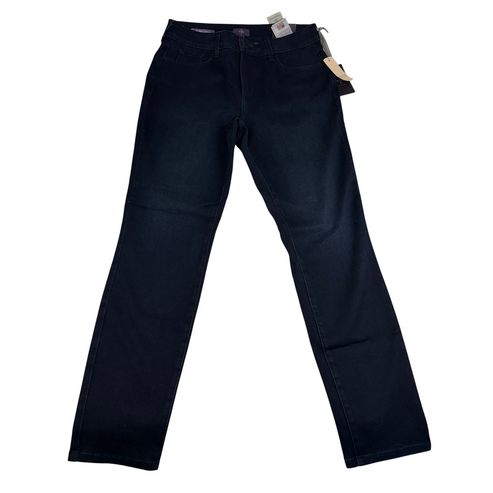 NYDJ Alina Legging Jeans Womens 12 Norwell Dark Indigo Slimming Fit 38935NL NEW